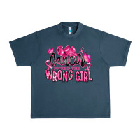 Midnight Navy cancer picked the wrong girl Urban Heavy Tee - RanaPortraitStore