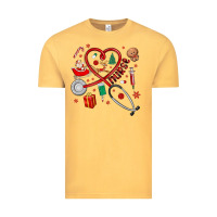 Vintage Mustard christmas nurse Vintage Tee - MaliasSmallBusiness