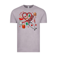 Vintage Zinc christmas nurse Vintage Tee - MaliasSmallBusiness