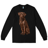 Black labrador retriever Long Sleeve Tee - RanaPortraitStore