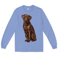 Colony Blue labrador retriever Long Sleeve Tee - RanaPortraitStore