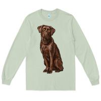 Matcha labrador retriever Long Sleeve Tee - RanaPortraitStore