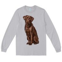 Moon Dust labrador retriever Long Sleeve Tee - RanaPortraitStore