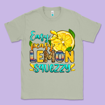 Easy Peasy Lemon Squezzy Classic Tee Designed By Zillion Design Studio