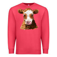 Cardinal guernsey cow Premium Sweatshirt - AdoDesignShop