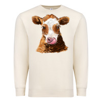Sandshell guernsey cow Premium Sweatshirt - AdoDesignShop