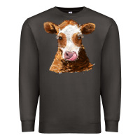 Smoke guernsey cow Premium Sweatshirt - AdoDesignShop