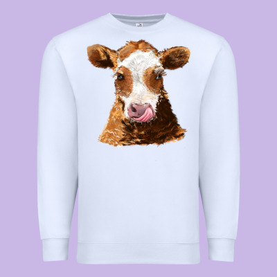 Guernsey Cow Premium Sweatshirt Designed By Adodesignshop