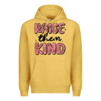 Antique Gold raise them kind Premium Hoodie - MaliasSmallBusiness