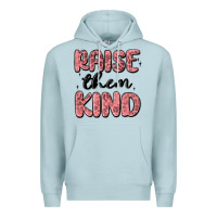 Blue Mist raise them kind Premium Hoodie - MaliasSmallBusiness