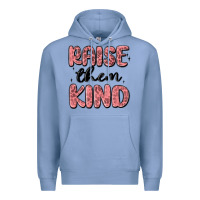 Colony Blue raise them kind Premium Hoodie - MaliasSmallBusiness