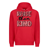 Red raise them kind Premium Hoodie - MaliasSmallBusiness
