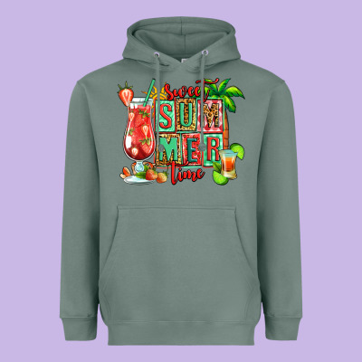 Sweet Summer Time Margarita Heavyweight Hoodie Designed By Jasminsmagicworld