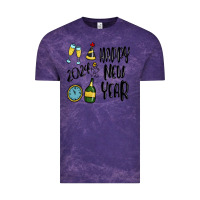 Cloud Purple happy new year 2024 Vintage Tee - MaliasSmallBusiness