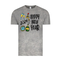 Cloud Rock happy new year 2024 Vintage Tee - MaliasSmallBusiness