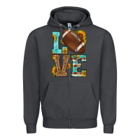 Smoke western love american football Zipper Hoodie - HRA Design Shop