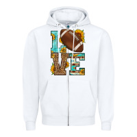 White western love american football Zipper Hoodie - HRA Design Shop