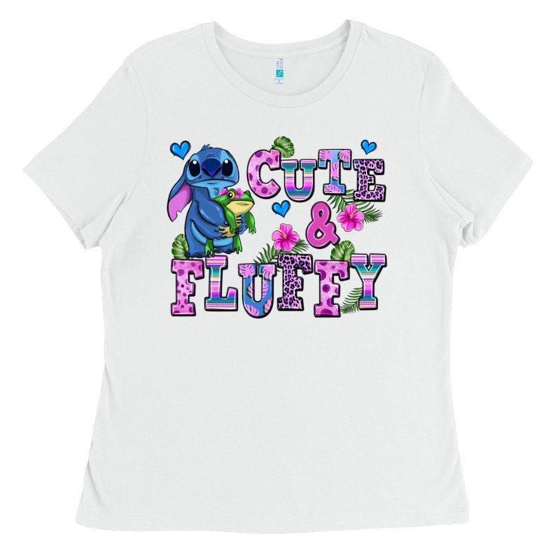 Cute And Fluffy Stitch Ladies Tee by AdoDesignShop | Teevron