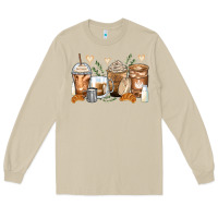 Mushroom latte coffee cups Long Sleeve Tee - Zillion Design Studio