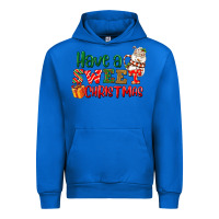 Cobalt Have a sweet Christmas Urban Hoodie - NancyCooperArtShop