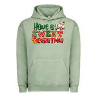 Pigment Oil Green Have a sweet Christmas Urban Hoodie - NancyCooperArtShop