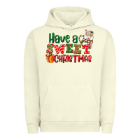 Pigment Pistachio Have a sweet Christmas Urban Hoodie - NancyCooperArtShop
