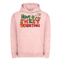Pigment Salmon Have a sweet Christmas Urban Hoodie - NancyCooperArtShop