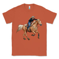 Copper horse body with cowgirl Classic Tee - RanaPortraitStore