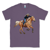Lavender horse body with cowgirl Classic Tee - RanaPortraitStore