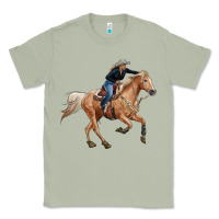 Matcha horse body with cowgirl Classic Tee - RanaPortraitStore