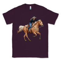 Plum horse body with cowgirl Classic Tee - RanaPortraitStore