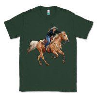 Sports Green horse body with cowgirl Classic Tee - RanaPortraitStore