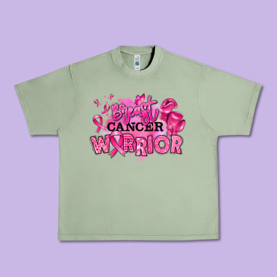 Breast Cancer Warrior Urban Heavy Tee Designed By Ranaportraitstore