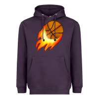 Plum basketball Heavyweight Hoodie - JahusDesignShop