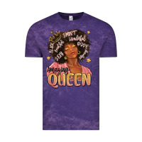 Cloud Purple black queen Vintage Tee - MaliasSmallBusiness