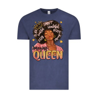 Vintage Denim black queen Vintage Tee - MaliasSmallBusiness
