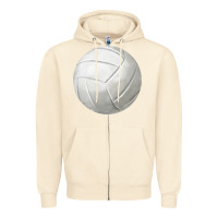 Sandshell volleyball fa element Zipper Hoodie - FaDigitalArtStudio