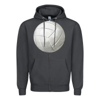 Smoke volleyball fa element Zipper Hoodie - FaDigitalArtStudio