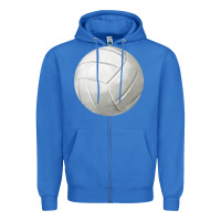 True Royal volleyball fa element Zipper Hoodie - FaDigitalArtStudio