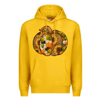 Lemon Leopard cowhide sunflower pumpkin Premium Hoodie - NancyCooperArtShop