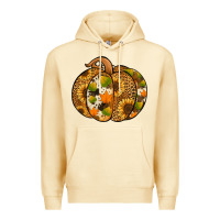 Pina Colada Leopard cowhide sunflower pumpkin Premium Hoodie - NancyCooperArtShop