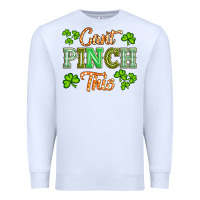 White saint patricks cant pınch this Premium Sweatshirt - Artiststas