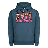 Pigment Midnight Navy No you hang up coffee cups Urban Hoodie - MaliasSmallBusiness