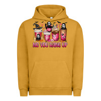 Pigment Peanut Butter No you hang up coffee cups Urban Hoodie - MaliasSmallBusiness