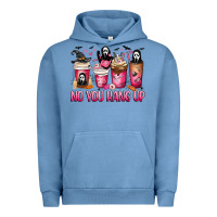 Pigment Pebble Blue No you hang up coffee cups Urban Hoodie - MaliasSmallBusiness