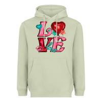 Matcha love with balloons Heavyweight Hoodie - AdoDesignShop