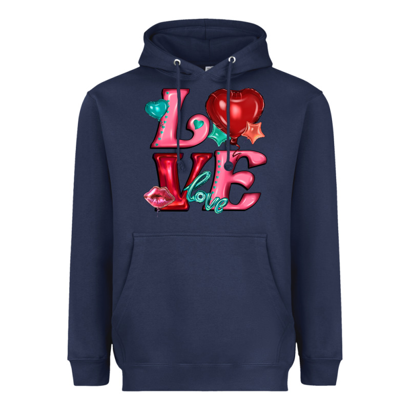 Love With Balloons Heavyweight Hoodie by AdoDesignShop | Teevron
