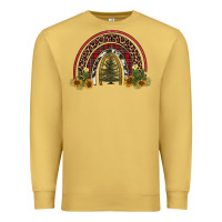 Antique Gold rainbow tree Premium Sweatshirt - AdoDesignShop