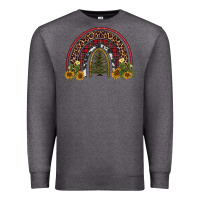Charcoal Heather rainbow tree Premium Sweatshirt - AdoDesignShop
