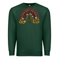 Sports Green rainbow tree Premium Sweatshirt - AdoDesignShop
